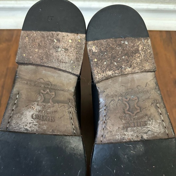 SUTRO FOOTWEAR The Ocean Ankle Boots Booties Stretch in Black Leather - Picture 12 of 12